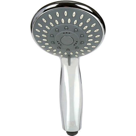 Pommeau de douche universel pour baignoire, douchette à main chromée, 5 modes de fonctionnement [jkw] (1/3)
