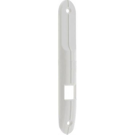 Plaque de propreté à encastrer pour enrouleur de volet roulant 170x28mm en PVC blanc à visser Finition Fenêtre Enroulement Déroulement Store Coffre Menuiserie (1/2)