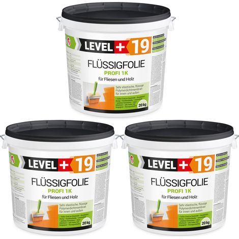 LEVEL+ Flüssigfolie Dichtfolie Abdichtung Holz L+19 - 60KG