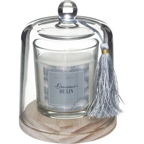 Bougie Parfumée Cloche "Loli" 130g Douceur de Lin (1/2)