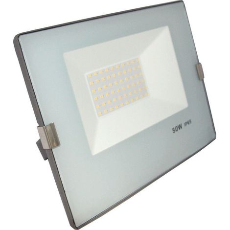 Projecteur LED Extérieur 50W IP65 BLEU GRIS - Unité / Blanc Neutre - SILUMEN (1/4)