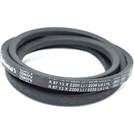 Courroie trapézoidale lisse Contitech Conti V A87 13 x 2200 Li / 2230 Ld