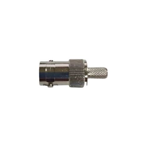 Connecteur coaxial RS PRO Femelle Droit, raccordement A sertir 75O Montage sur câble ( Prix pour 1 )