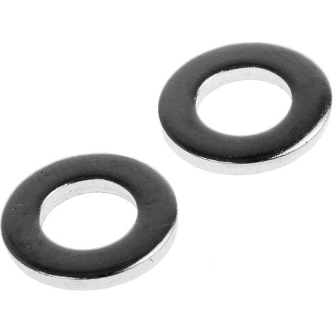 Rondelle plate, M6, Laiton, 6.4mm x 12mm, Nickelé ( Prix pour Sachet de 250 )
