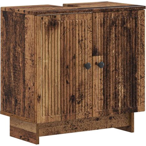 Waschbeckenschrank EDE Altholz 59,5 x 31,5 x 59 cm vidaXL (1/5)