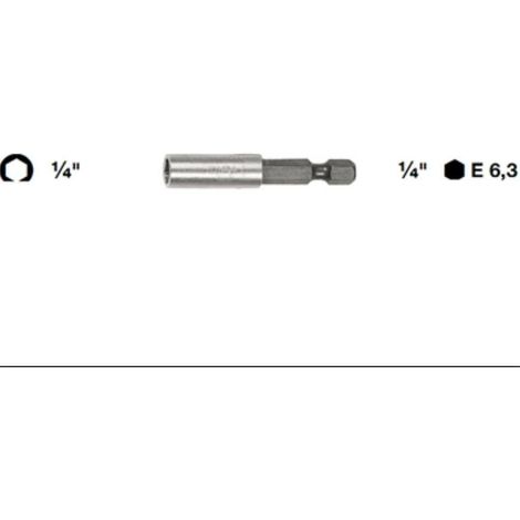 Abc tools raccordo att.  e 6,3 - 47mm a15893000