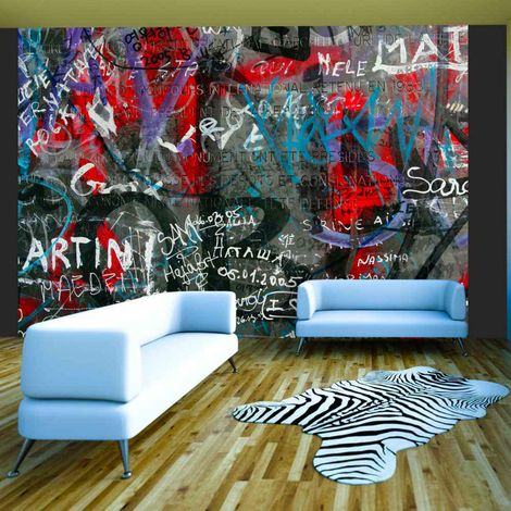 Papier peint graffitis urbains - 300 x 230 cm (1/4)