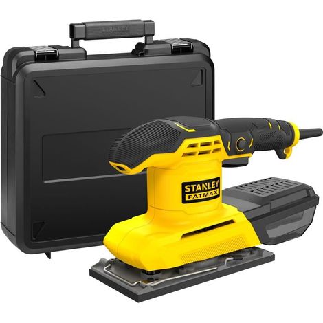 Ponceuse Tiers de Feuille - 280 W - 12 000 trs/min - Plateau 187 x 90 mm - Filaire et Compacte - Livrée en Mallette avec 1 Abrasif (1/5)