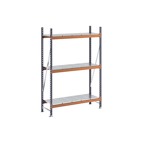 kaiserkraft  Scaffale a ripiani lunghi  portata campata 1600 kg