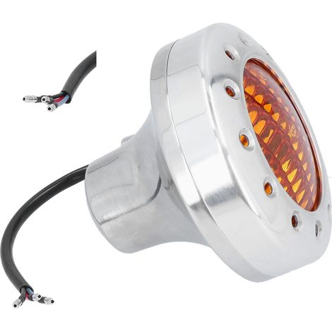 Retro-Motorradscheinwerfer DC12V 4200K Fern-/Abblendlicht Frontlampe Universal Hohe Helligkeit Galvanisiert (1/5)