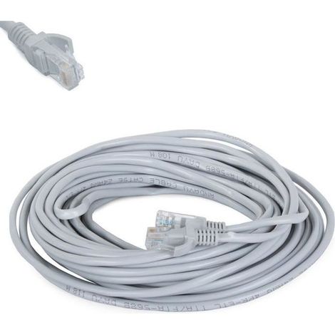 Câble Réseau Ethernet RJ45 15M CAT Routeur Modem Ordinateur PC Box Internet (1/3)
