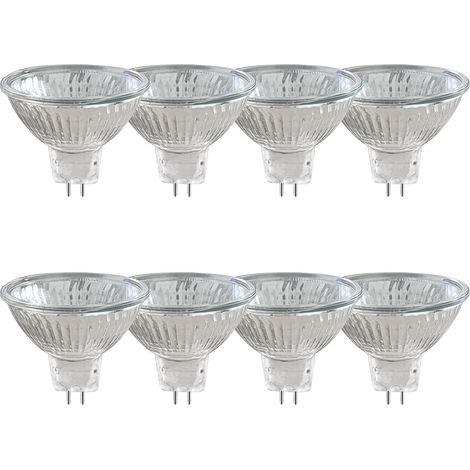 Ampoule Halogene - MR16 - 20 W - 12 V - GU5.3 - Angle De Faisceau 36° - 2700 K - 210 Lm - 2000 H - Lot De 8 (1/5)