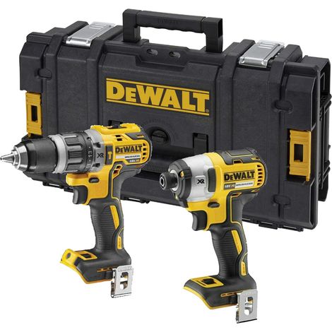 DeWalt DCK266NT 18V Twin Kit Combi Drill & Impact Drill with DS150 Tough System Case