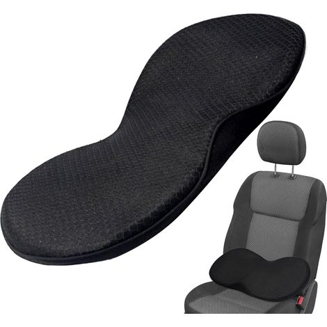 Support de dossier de siège d'auto, coussin lombaire de siège auto  Coussins de siège d'auto Coussins de soutien pour le dos - Coussin de soutien pour le bas de la schi (1/5)