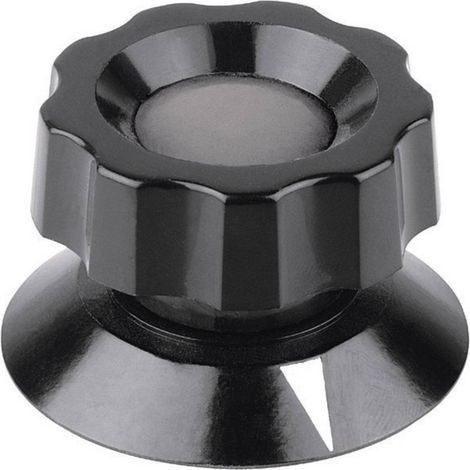 Mentor 475.61 475.61 Manopola rotativa Con indicatore Nero (Ø x A) 42 mm x 28 mm 1 pz. (1/2)