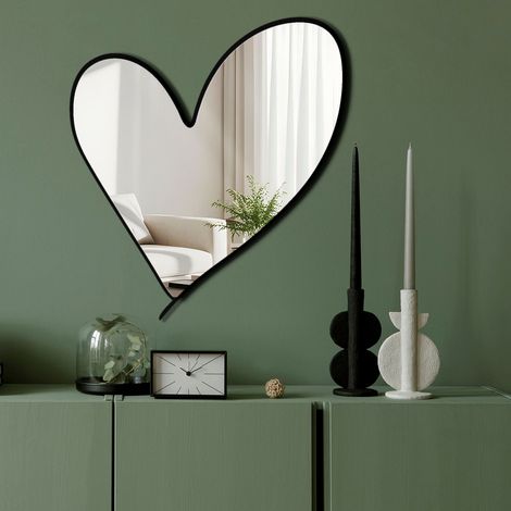 Espejo decorativo, espejo de pared, accesorio para el hogar. (1/3)