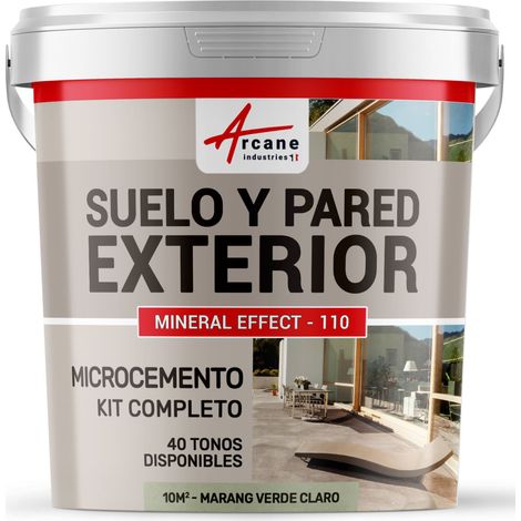 Microcemento para exteriores: suelos, muros, terrazas, balcones, escaleras