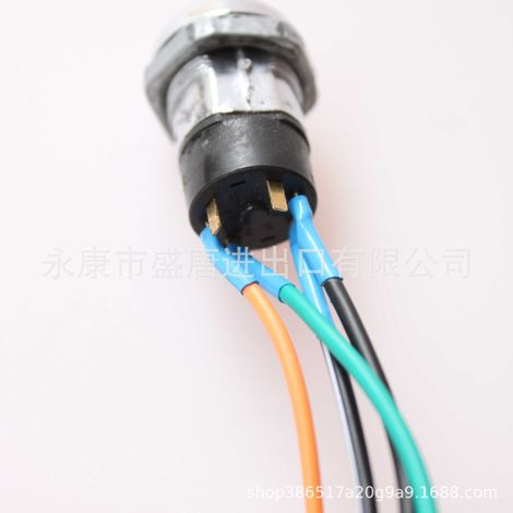 4-wire ignition key switch compatible with 2-stroke four-wheeled motorcycles, scooters, and ATVs waterproof ignition lock with key. (1/4)