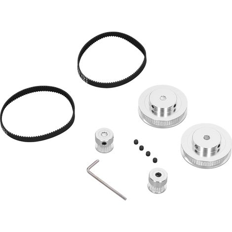 Roue synchrone pour imprimante 3D VORON 2.4, 20+60 dents, alésage de 5 mm, courroie de 200 mm de long et 6 mm de large (1/5)
