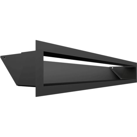 Lüftungsgitter LUFT 9x60 schwarz Slim (1/5)