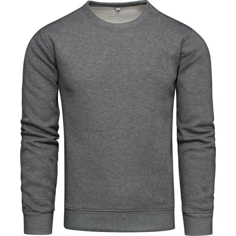 Graphitfarbenes Herren-Sweatshirt Recea M