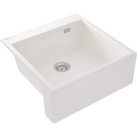 Lavello cucina in granito con 1 vasca 60x61 cm alabastro - Lyra