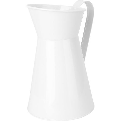 und dekorative Vase im Vintage Stil Beige Wetterfester