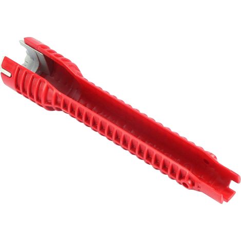 Outil d'installation de robinetterie multifonction antidérapant en plastique technique, extra long, outil de plomberie pour robinetterie et évier (1/5)