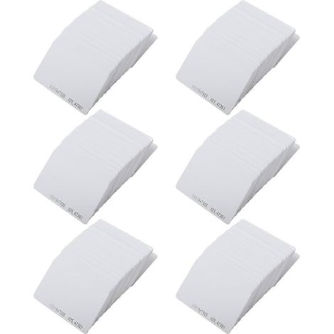 Paquet de 300 cartes de contrôle d'accès RFID courte portée TK4100 125 kHz (cartes d'accès vierges) (1/5)