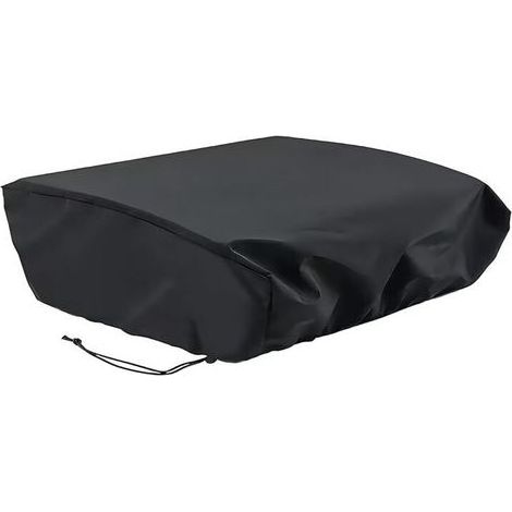Housse de Protection pour Plancha en Tissu Oxford 210D - Taille 574823cm - Imperméable, Anti-UV et Anti-poussière - Noir - pour Usage Extérieur (1/5)