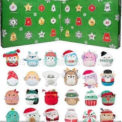 Le calendrier de l'Avent officiel Squishmallows 2025, un compte à rebours de 24 jours avec une surprise Micromallow chaque jour. -cdcp2 (1/5)