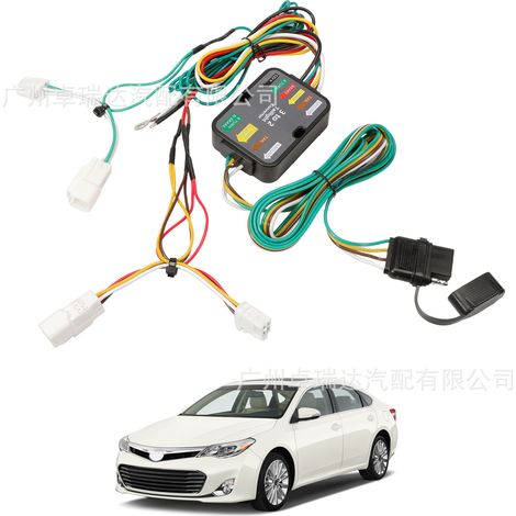 4-poliger Anhänger-Kabelbaum 56350 mit Spanngurt, kompatibel mit Toyota Avalon RAV4 2013-2018 (1/4)