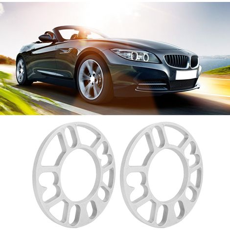 2x Élargisseurs de roue 10mm en alliage d'aluminium, cales universelles compatibles 4/5 trous (1/5)