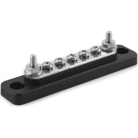 Barre de distribution électrique 100A 5 connexions 2 goujons pour yachts camping-cars camions autocars (1/5)