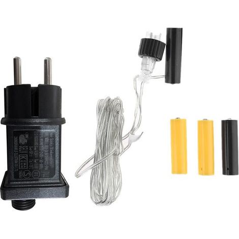 Adaptateur secteur UE pour piles AA+AAA 4,5 V (pour lampe LED)