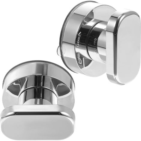 Poignées à ventouses adhésives pour portes vitrées, salle de bain (1/5)