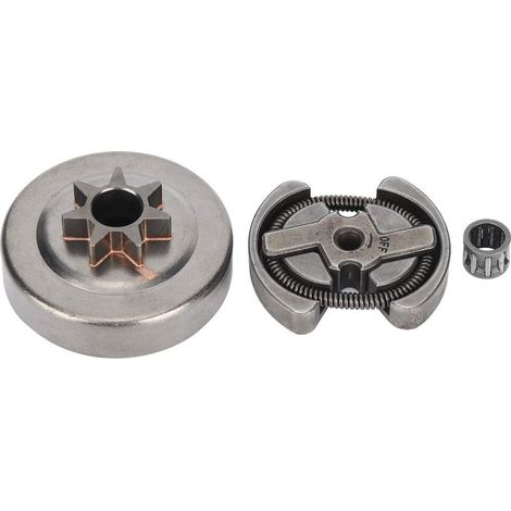 Ej.Life Tambour d'embrayage, Ensemble de roulement de pignon de Tambour d'embrayage de tronçonneuse Kit 3 pièces adapté pour 235 E 240136137141142 36 41 pièces de Rechange (1/5)