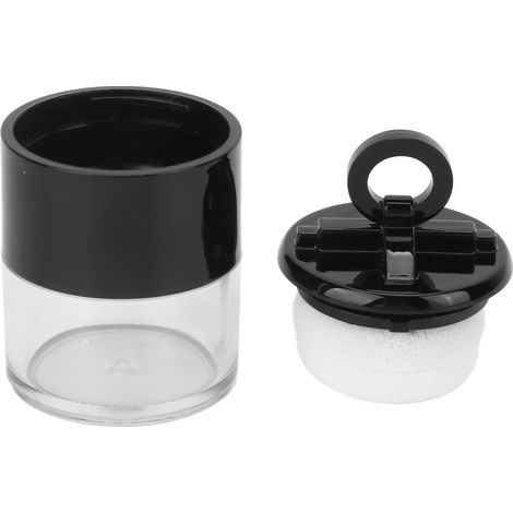 Poudrier Vide Format Mini Pot à Poudre Compact Portable avec Houppette Flockée Forme Champignon, Boîte de Rangement Maquillage Vide (1/5)