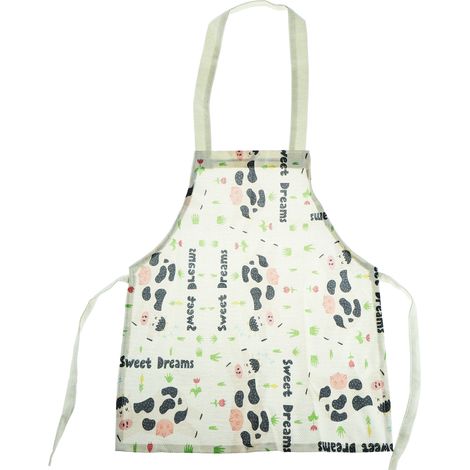 Tablier Enfant - Polyester Imperméable Avec Poche - Pour Cuisine Peinture Jardin - Ajustable 5 À 12 Ans - 1 Pièce (1/5)