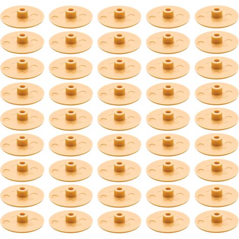 cyclingcolors 50x Coprivite tappo di copertura vite esagono interno SW 4 cappuccio mobili plastica, Pino (1/4)