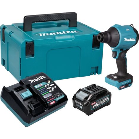 Souffleur sans fil Makita AS 001 GM101 40 V max. Brushless + 1 batterie 4,0 Ah + chargeur + Makpac (1/5)