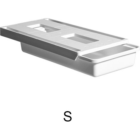 Boîte De Rangement Sous Bureau - Boîte À Stylos - Pour Bureau Étudiant Ou Professionnel - ABS+PP - 3 Tailles Disponibles (1/5)