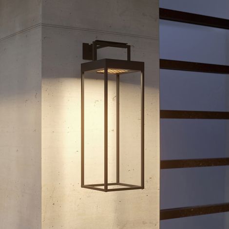 [GEBRAUCHT] B-Ware Lucande Gartenleuchte Außenleuchte Lynzy LED dimmbar schwarz 58cm IP65 Metall