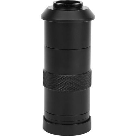 Caméra de microscope numérique 100X, objectif à monture C, oculaire zoom, loupe (1/5)