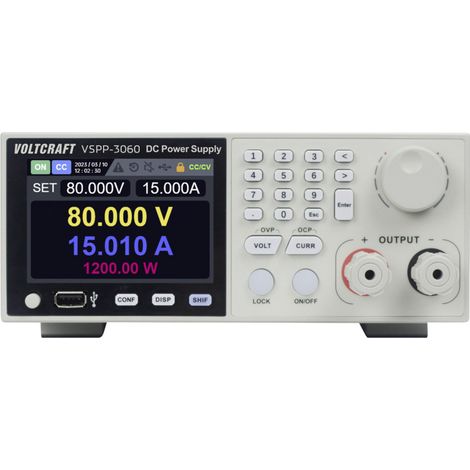 Alimentation de laboratoire 19" réglable VOLTCRAFT VSPP-3060 0 - 600 V/DC 0 - 10 A 3000 W USB, LAN p