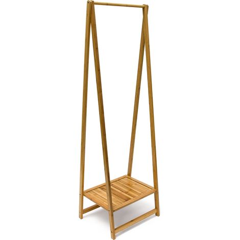 AppendIABiti scarpiera 80 x 40 x 180 cm pratico e decorativo in bambù naturale 130004207