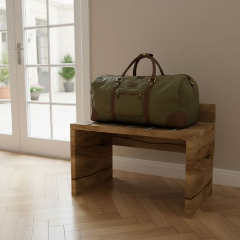 Portavaligie autoportante di design - Stabilità e stile per le tue valigie - Quercia
