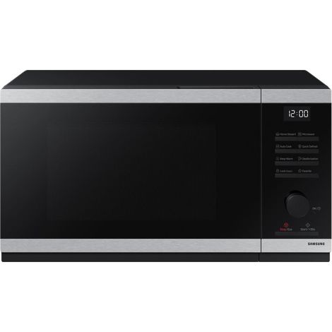 Samsung – Micro-ondes à poser 23L 800W – Commande électronique – Dimensions 27.5 x 48.9 x 37.7 cm – Inox