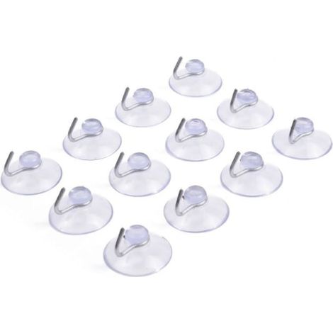 Support à ventouse - Support avec ventouse - crochet ø 30 mm Transparent (1/4)