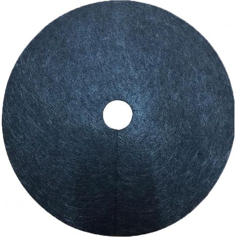 Lot de 10 tapis de paillage non tissés pour arbres -Anneau de paillage pour arbr e herbes - Protection contre les mauvaises herbes - Toile de paillage pour jardin extérieur- (1/5)